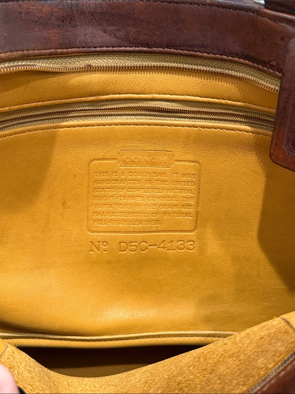 Vintage Coach Waverly Tote Bag 4133 - Picture 5 of 13